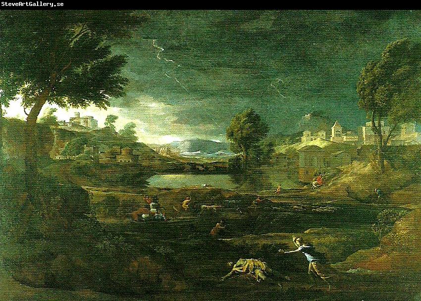Nicolas Poussin landscape with pyramus and thisbe